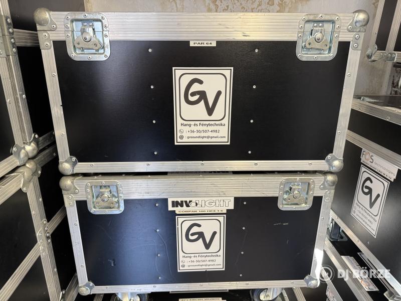 Eladó 6db Involight COBPAR 100 HEX  + rack !!!