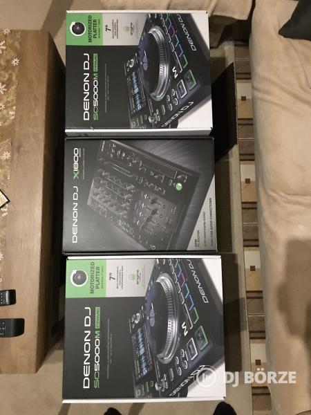 Új,dobozos, 2 db DENON SC5000M + 1 db DENON X1800 + MAGMA rack