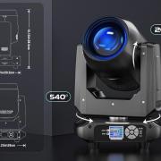 Eladó számlával, garanciával, új 150 watt teljesítményű beam & spot robotlámpák rackekkel