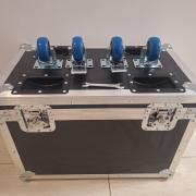 Eladó számlával, garanciával, új 19x15 watt wash, zoom robotlámpák, rackekkel