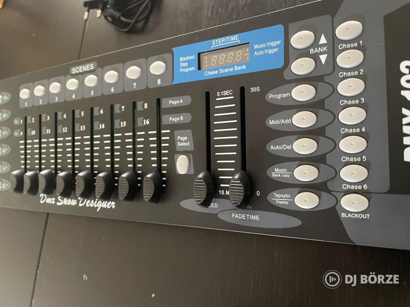 Fényvezérlő/keverő DMX512, Foxpost az árban!