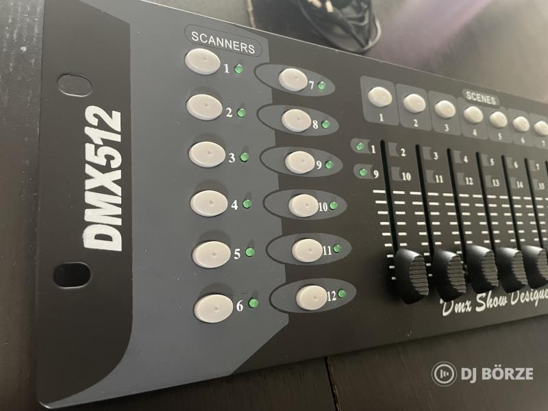 Fényvezérlő/keverő DMX512, Foxpost az árban!