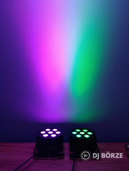 7 x 10 Watt RGBW PAR Lámpa (2db.)