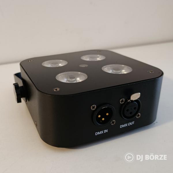 4 x 18 Watt RGBWA + UV Akksis PAR Lámpa 2 db. (ÚJ)