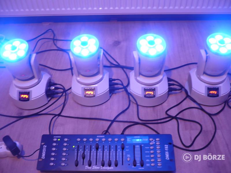 7db van! RGBW wash+ spot, 2 az 1-ben (beszámítás is) Saját videó!