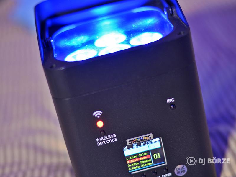 Eladó 8db bontatlan vadiúj SHEHDS 6x18W akkus falfestő PAR lámpa