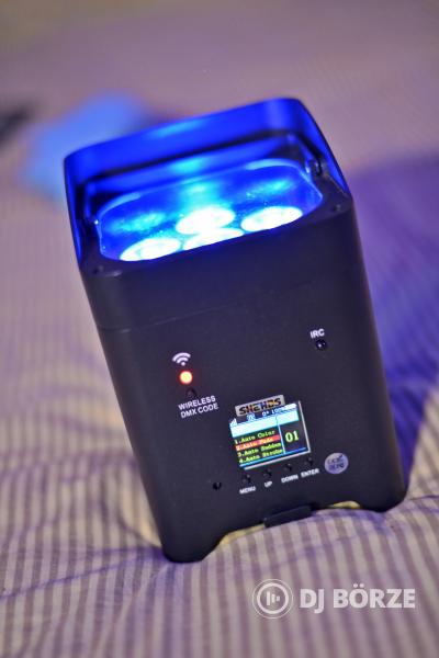 Eladó 8db bontatlan vadiúj SHEHDS 6x18W akkus falfestő PAR lámpa