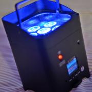 Eladó 8db bontatlan vadiúj SHEHDS 6x18W akkus falfestő PAR lámpa