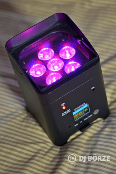 Eladó 8db bontatlan vadiúj SHEHDS 6x18W akkus falfestő PAR lámpa