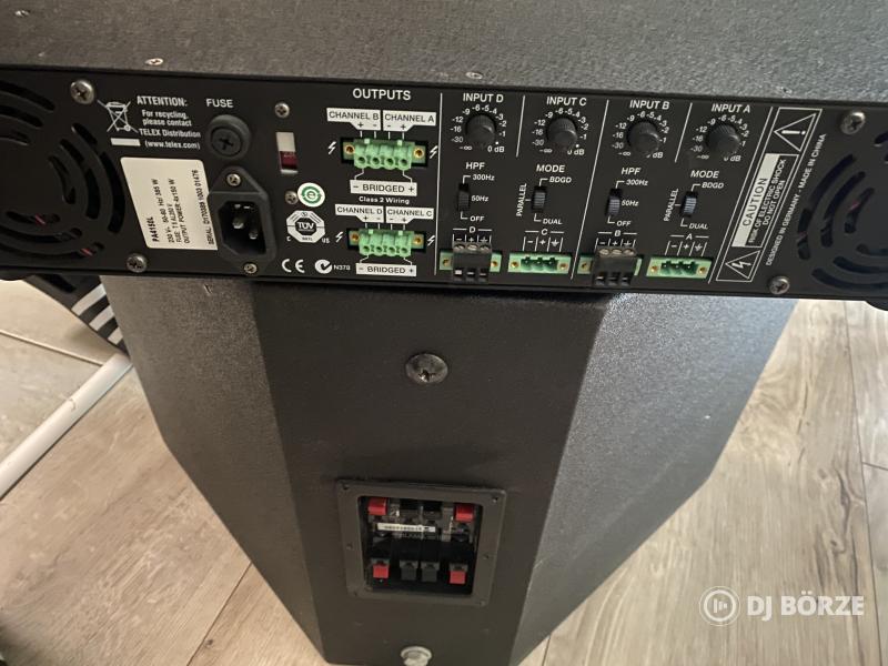 Electro-Voice PA4150L erősítő + Electro-Voice EVID 12.1 passzív mélynyomó