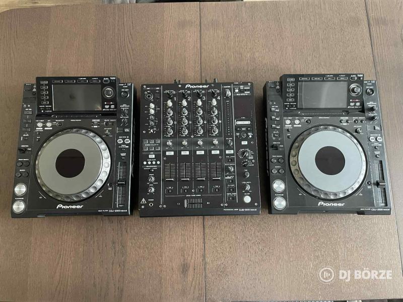 2db CDJ 2000 Nexus + DJM 900 Nexus keverő