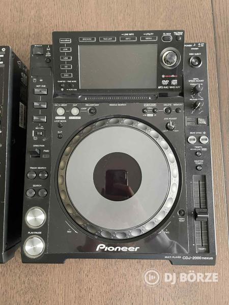 2db CDJ 2000 Nexus + DJM 900 Nexus keverő