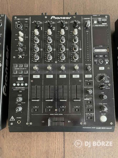 2db CDJ 2000 Nexus + DJM 900 Nexus keverő