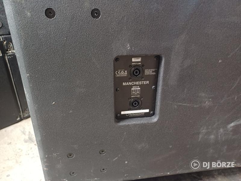 Turbosound hangfalak erősítővel