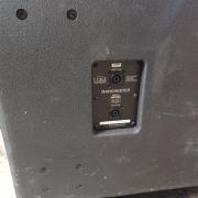 Turbosound hangfalak erősítővel