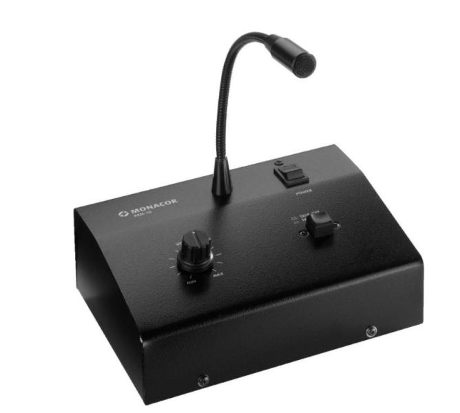 Monacor PAM-10 asztali mikrofon