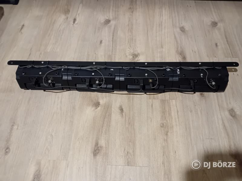 4db RGBW Led spider egy csíkon összekábelezve (beszámítás is)