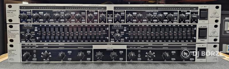 Behringer audio composer, graphic equalizer, 2/3 way crossover
