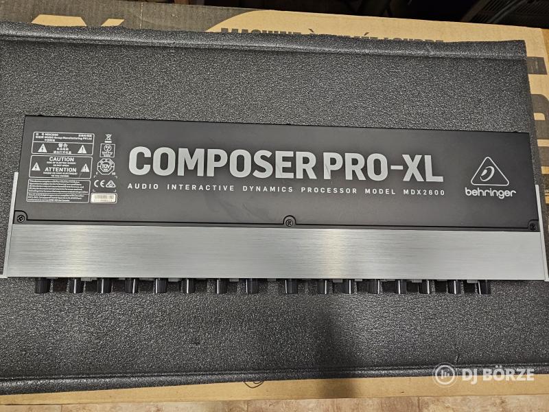 Behringer audio composer, graphic equalizer, 2/3 way crossover