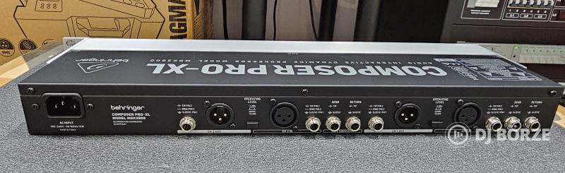 Behringer audio composer, graphic equalizer, 2/3 way crossover