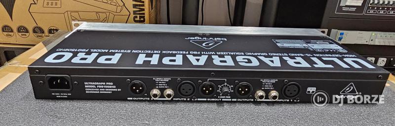 Behringer audio composer, graphic equalizer, 2/3 way crossover