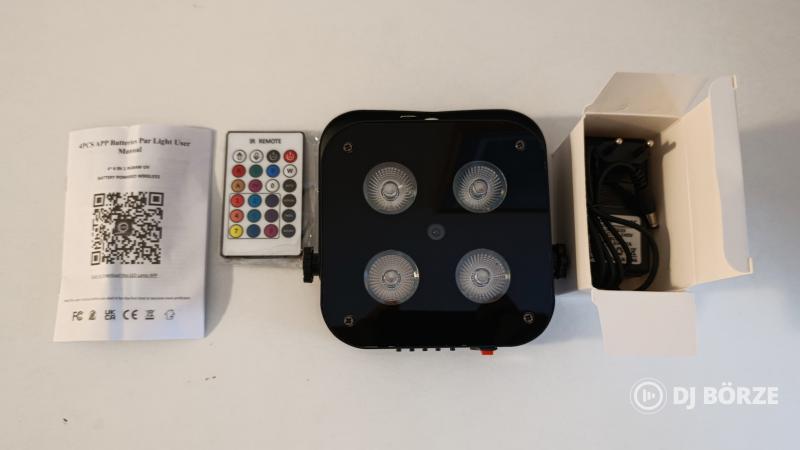 4 x 18 Watt RGBWA UV Akksis PAR Lámpa (2)