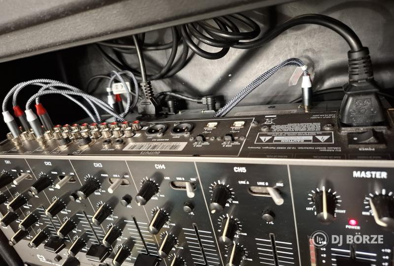 Numark C3 DJ keverő+CDN77 Usb lejátszó+SKB rack