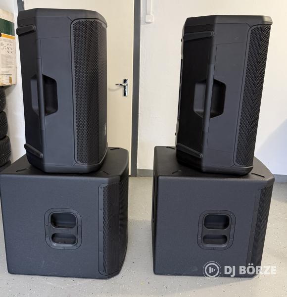 JBL PRX 915 (top) párban csak 5 alkalommal használt, ajándék bőr védőhuzattal.