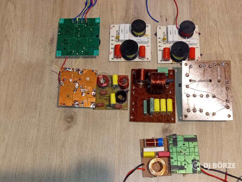 Driverek, pillék, passzív hangváltók, aktív hangfal erősítő modul (beszámítás is)