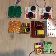 Driverek, pillék, passzív hangváltók, aktív hangfal erősítő modul (beszámítás is)