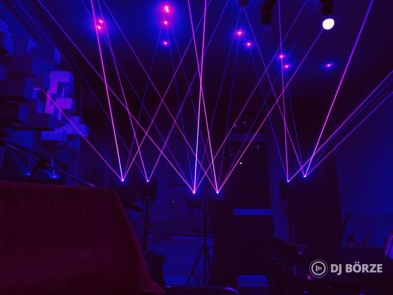 RGB Lézer 5W ILDA DMX Bluetooth