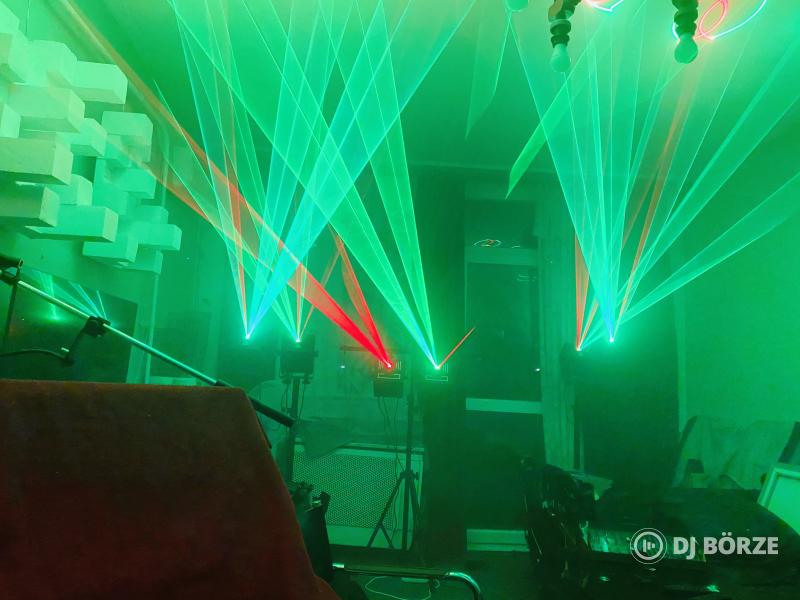 RGB Lézer 5W ILDA DMX Bluetooth