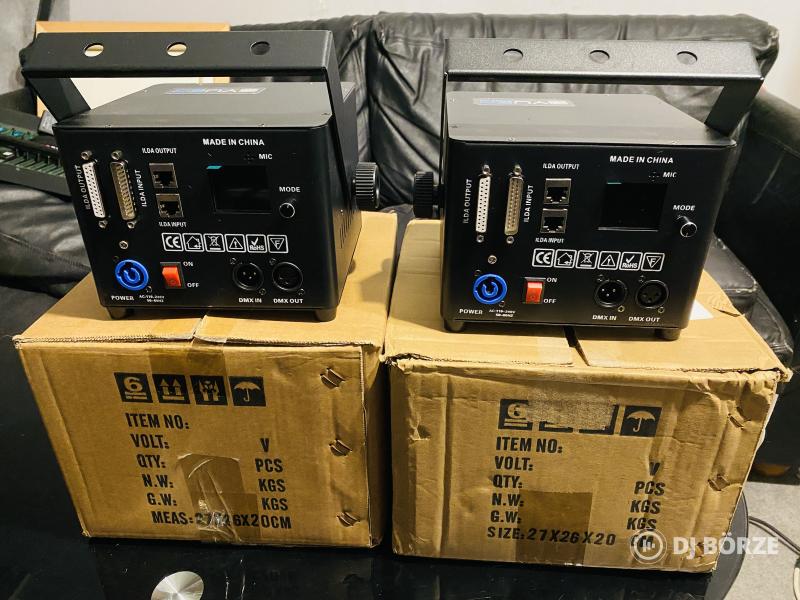 RGB Lézer 5W ILDA DMX Bluetooth