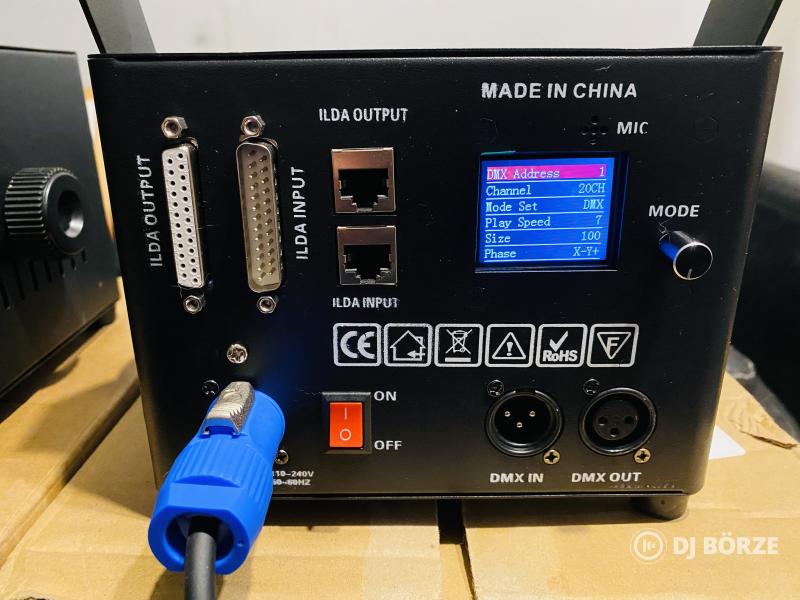 RGB Lézer 5W ILDA DMX Bluetooth