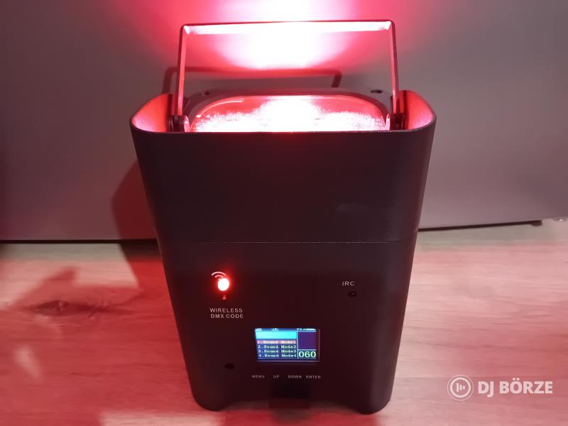 10db van!Akkus 6x18w rgbwa uv(beszámítás is)Bp.- Szeged