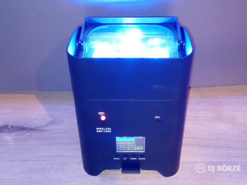 10db van!Akkus 6x18w rgbwa uv(beszámítás is)Bp.- Szeged