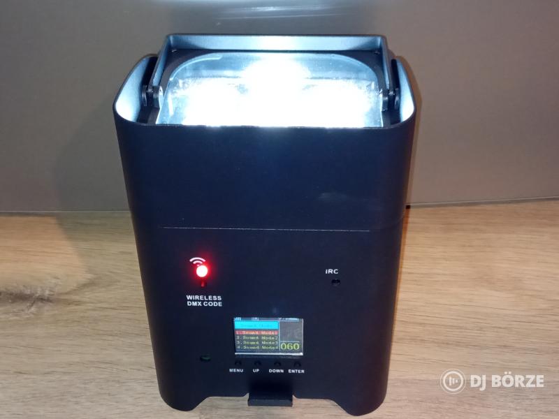 10db van!Akkus 6x18w rgbwa uv(beszámítás is)Bp.- Szeged