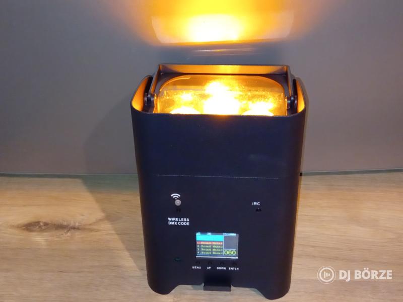 10db van!Akkus 6x18w rgbwa uv(beszámítás is)Bp.- Szeged