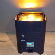 10db van!Akkus 6x18w rgbwa uv(beszámítás is)Bp.- Szeged