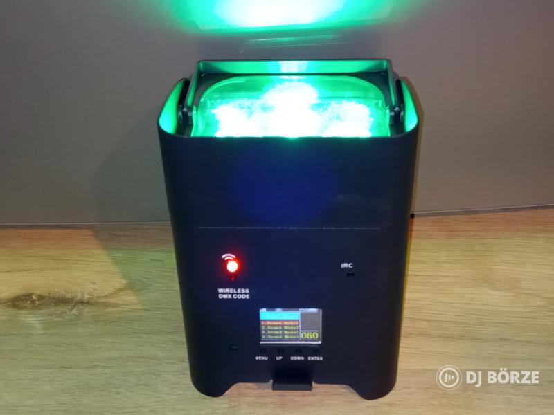 10db van!Akkus 6x18w rgbwa uv(beszámítás is)Bp.- Szeged