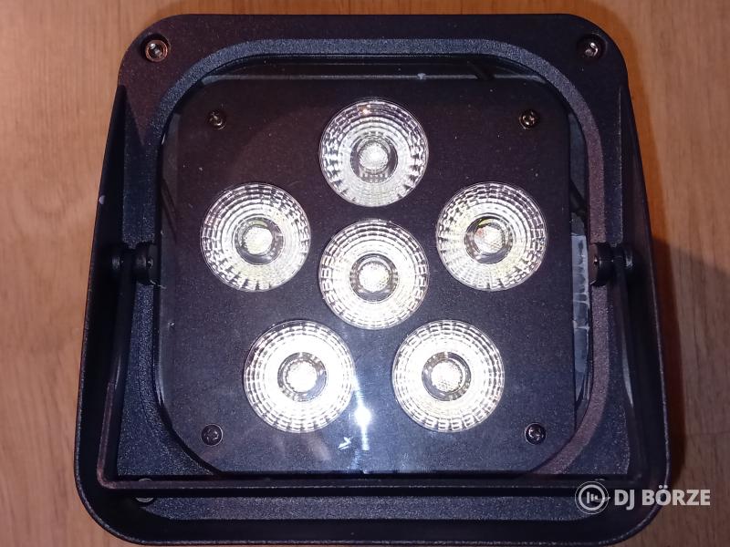 10db van!Akkus 6x18w rgbwa uv(beszámítás is)Bp.- Szeged