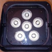 10db van!Akkus 6x18w rgbwa uv(beszámítás is)Bp.- Szeged