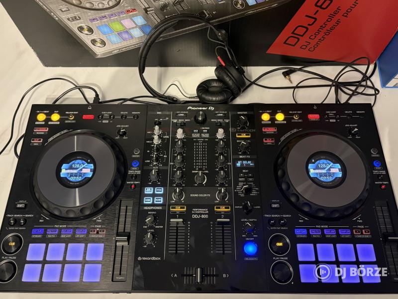 Pioneer DDJ-800 DJ kontroller + Sennheiser HD 25 fejhallgató szett