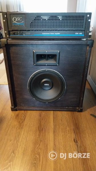 QSC végfok erősítő + 4 db M.N.C hangfal