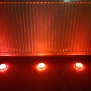 Medence világítás!4db rgb távirányítós, vízálló, elemes/aksis hangulat színező lámpa.