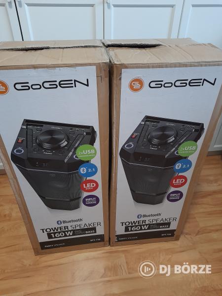 KIVÉTELES áron 2 db party hangfal, dobozaival,ár 2 db-ra értendő