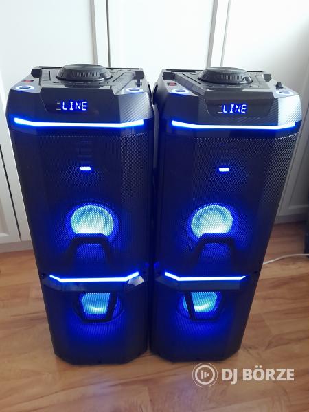 KIVÉTELES áron 2 db party hangfal, dobozaival,ár 2 db-ra értendő