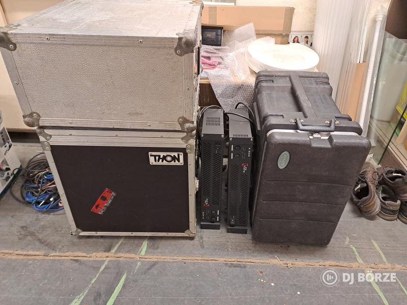 Kombi rack, 8U magas