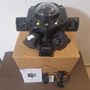 Eladó 1 db új 6 karú forgófejű robotlámpa