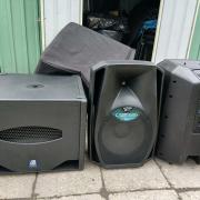 Mackie SRM 650, DB Technologies CROMO, 808D, 915DX, 512DX , 405, + tokok